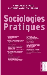 Sociologies pratiques 46, 2023: Chercher la faute. La trame morale du travail