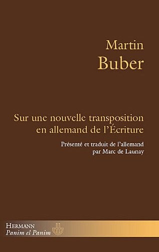 Sur une nouvelle transposition en allemand de l'Écriture