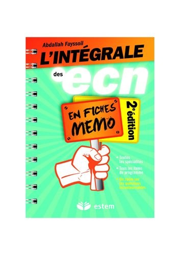Fiches mémo ECN l'intégrale des ECN