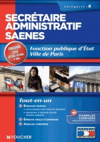 Secrétaire administratif SAENES Catégorie B. Fonction publique d'état Ville de Paris Concours 2013
