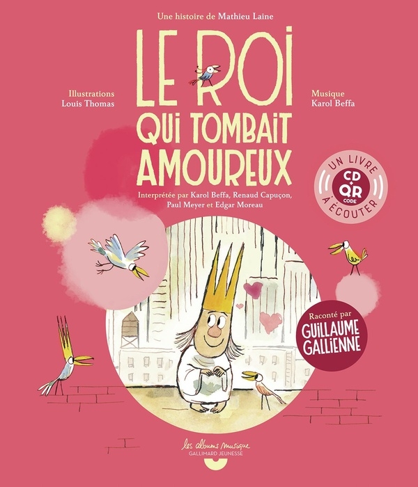 Le roi qui tombait amoureux livre-cd
