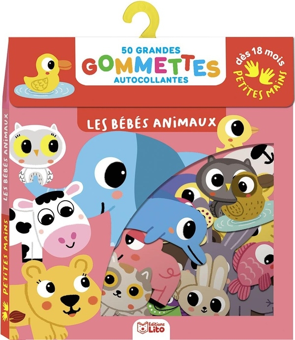 Gommettes p'tites mains les bebes animaux