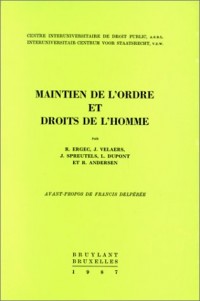 Maintien de l'ordre et droits de l'homme