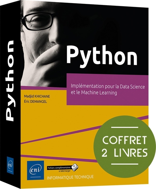 Python - Coffret de 2 livres : Implémentation pour la Data Science et le Machine Learning: Coffret de 2 livres : Implémentation pour la Data Science et le Machine Learning