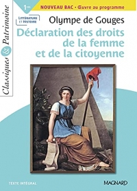 La Déclaration des droits de la femme et de la citoyenne - Bac Français 1re 2022 - Classiques et Patrimoine (2021)