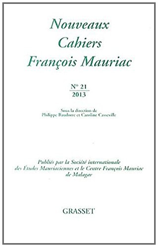 Nouveau cahiers François Mauriac nº21