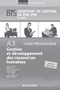 A3 Gestion et développement des ressources humaines 2e année BTS G.P