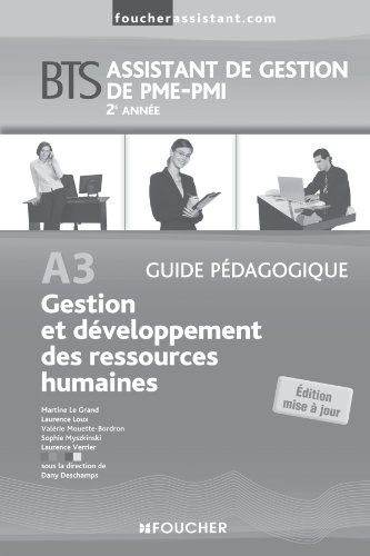A3 Gestion et développement des ressources humaines 2e année BTS G.P