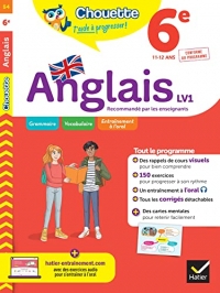 Anglais 6e - LV1 (A1 vers A2): cahier de révision et d'entraînement