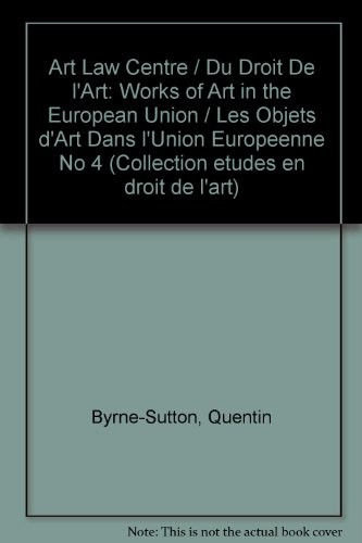 LES OBJETS D'ART DANS L'UNION EUROPEENNE