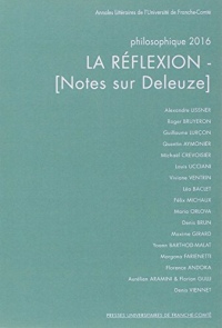 La réflexion : Notes sur Deleuze