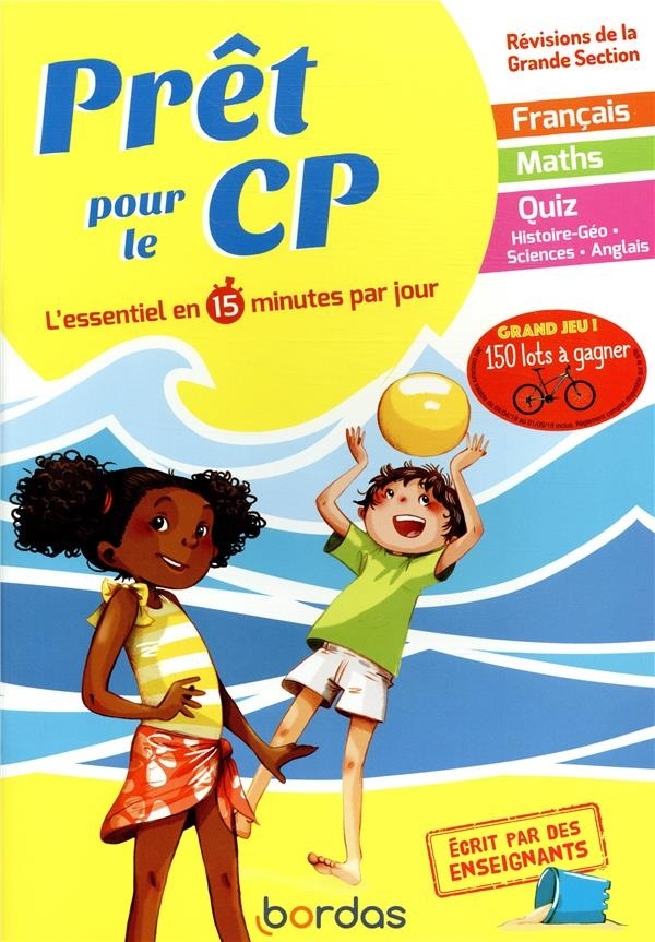 Prêt pour le CP - Cahier de vacances, révisions de la Grande Section (GS)