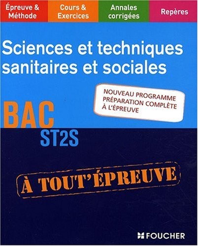 Sciences et techniques sanitaires et sociales, BAC ST2S