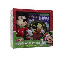 Disney Junior Mickey Mouse Clubhouse: Let It Snow! Holiday Gift Set: Book and Mickey Plush