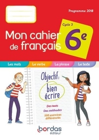 Mon cahier de français 6e