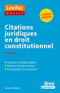 Citations juridiques en droit constitutionnel