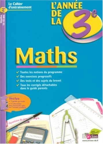 Maths : L'année de la 3e