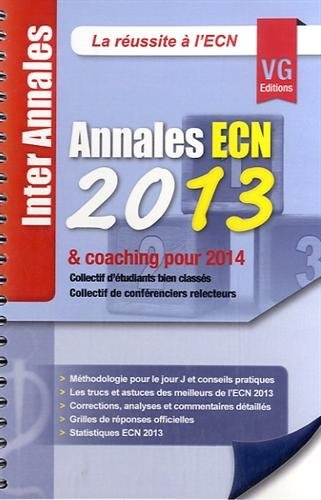 Annales ECN 2013 et coaching pour 2014