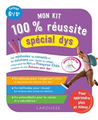 Mon kit 100 % réussite spécial dys au collège (+ autocollants)