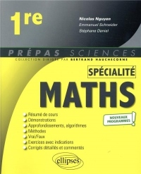 Spécialité Mathématiques - Première - nouveaux programmes