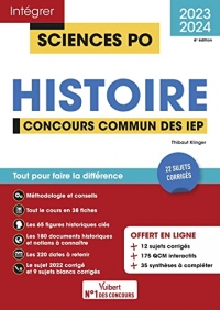 Sciences Po - Histoire - Concours commun des IEP 2023-2024: Tout pour réussir l'analyse de documents - 22 sujets corrigés