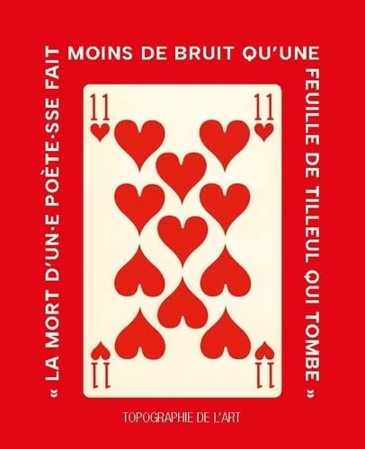 La mort d'un.e poete.sse fait moins de bruit qu'une feuille qui tombe