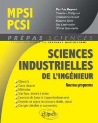 Sciences Industrielles de l'Ingénieur MPSI PCSI Nouveau Programme