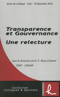 Transparence et Gouvernance : Une relecture