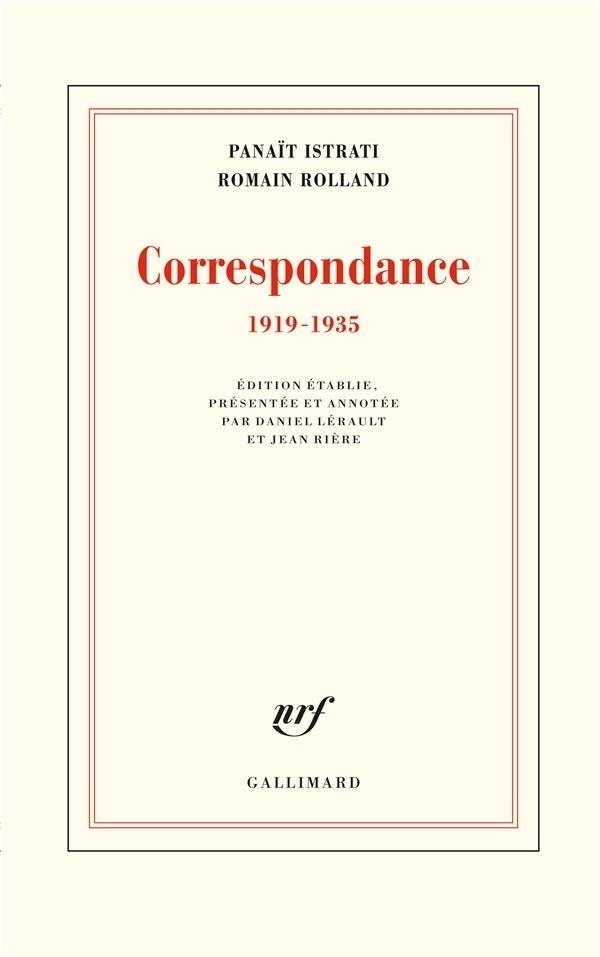 Correspondance: (1919-1935)