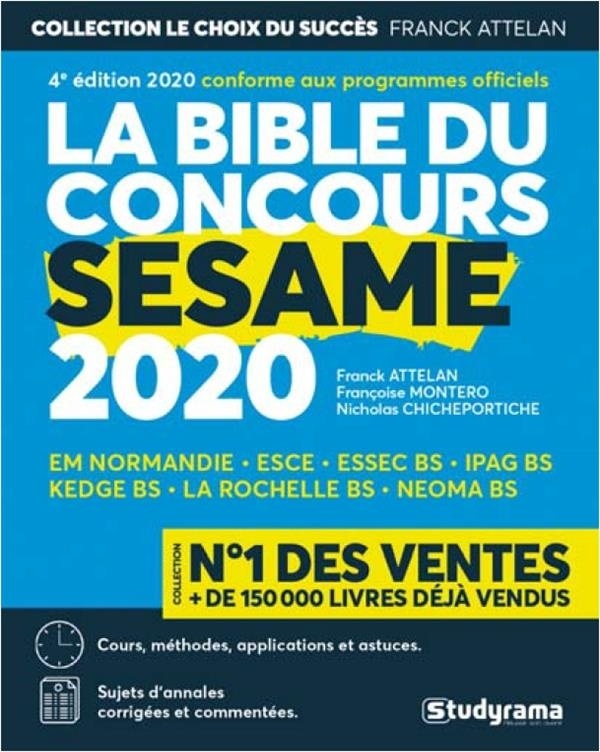 La bible du concours Sésame