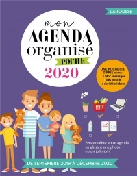 Agenda famille organisée poche 2020