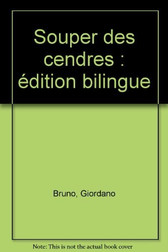 Souper des cendres : édition bilingue