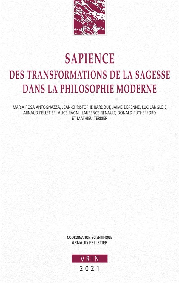 Sapience: Des transformations de la sagesse dans la philosophie moderne