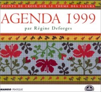 Agenda 1999 : Point de croix sur le thème des fleurs