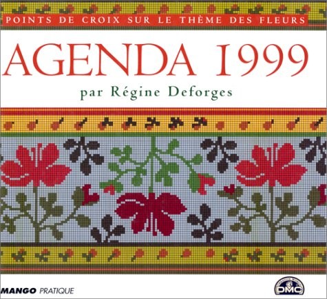 Agenda 1999 : Point de croix sur le thème des fleurs
