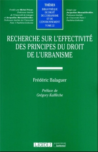 Recherche sur l'effectivité des principes du droit de l'urbanisme (22)