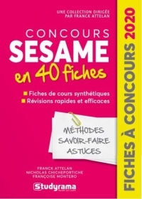 Concours Sesame en 40 Fiches