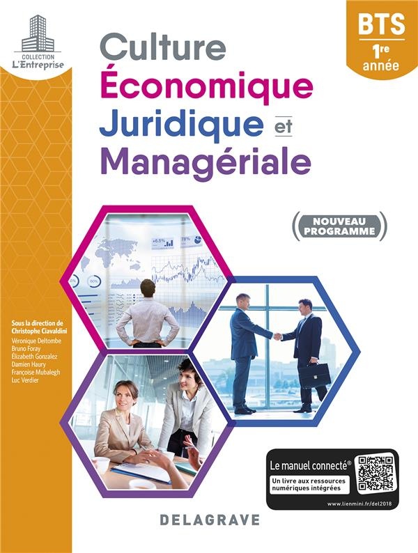 Culture économique, juridique et managériale BTS 1re année
