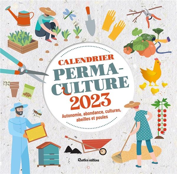 Calendrier mural permaculture 2023