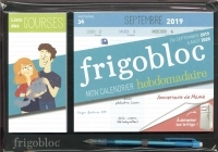 Mini Frigobloc hebdomadaire 2020 - Calendrier d'orga. familiale / semaine (sept. 2019- août. 2020): Le calendrier maxi-aimanté pour se simplifer la vie !
