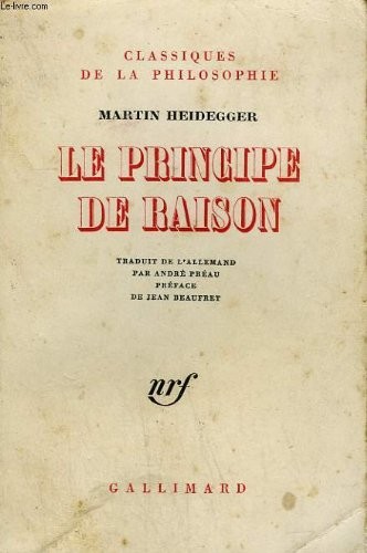 Le principe de raison [9782070231423]