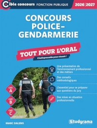Concours police-gendarmerie –?Tout pour l’oral (Édition 2026-2027)