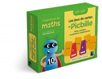 Les jeux de cartes de Picbille CP-CE1 -Tables, additions, soustractions, multiplications. Apprendre,
