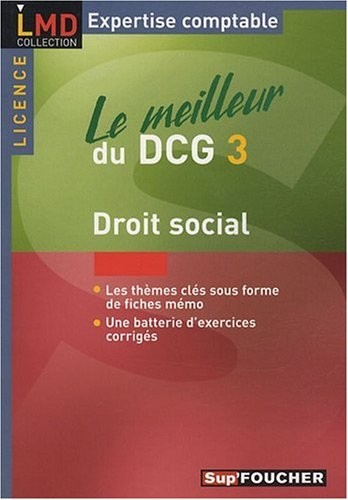 Droit social : Le meilleur du DCG 3
