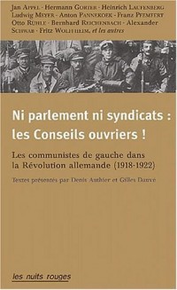 Ni parlement, ni syndicats : Les conseils ouvriers !