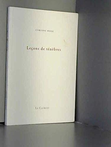Lecons de ténèbres