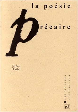 La Poésie précaire