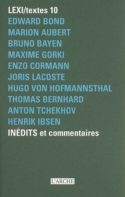 Lexi Textes 10 Inédits et Commentaires