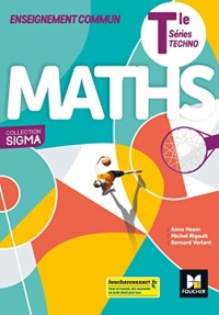 Sigma - Enseignement commun MATHS Tle séries technologiques