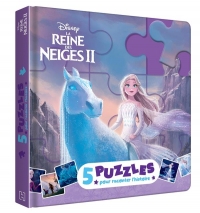 La Reine des Neiges 2 - Mon Petit Livre Puzzle - 5 Puzzles 9 Pieces - Disney